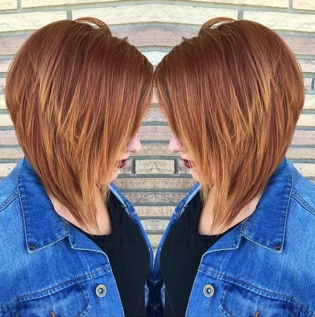 Loosely Curled Brown Bob with Highlights for Women with Thick Hair