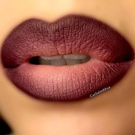 Dark Red to Nude