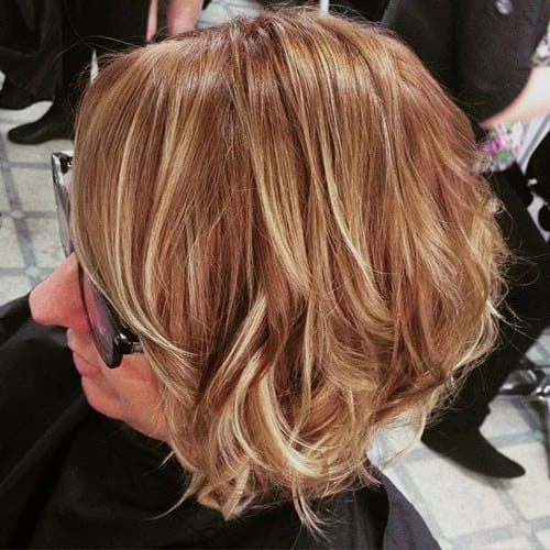 Caramel and Light Blonde Balayage Blend