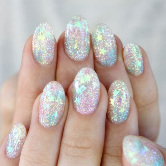 Beautiful Star Nail Design