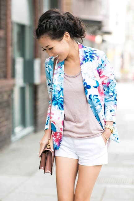 Floral blazer