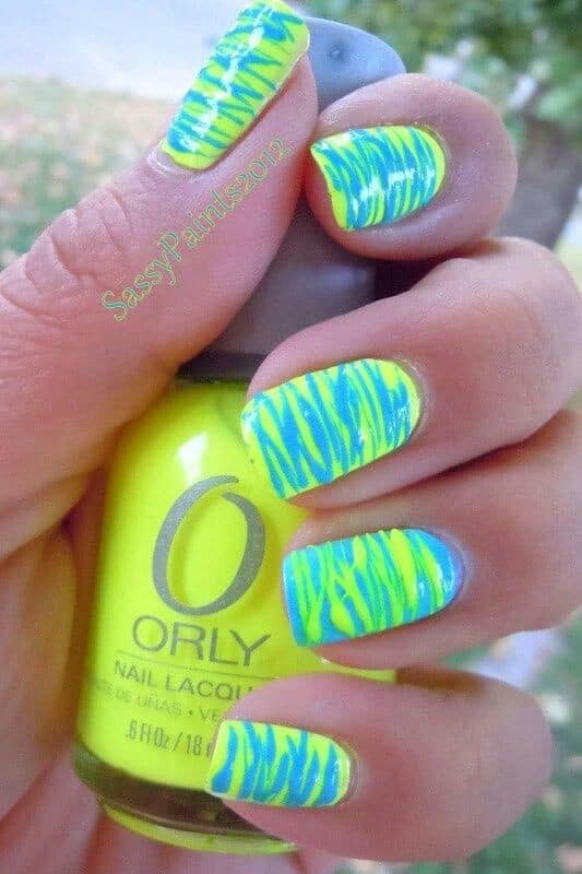 Chic Bright Nail Design