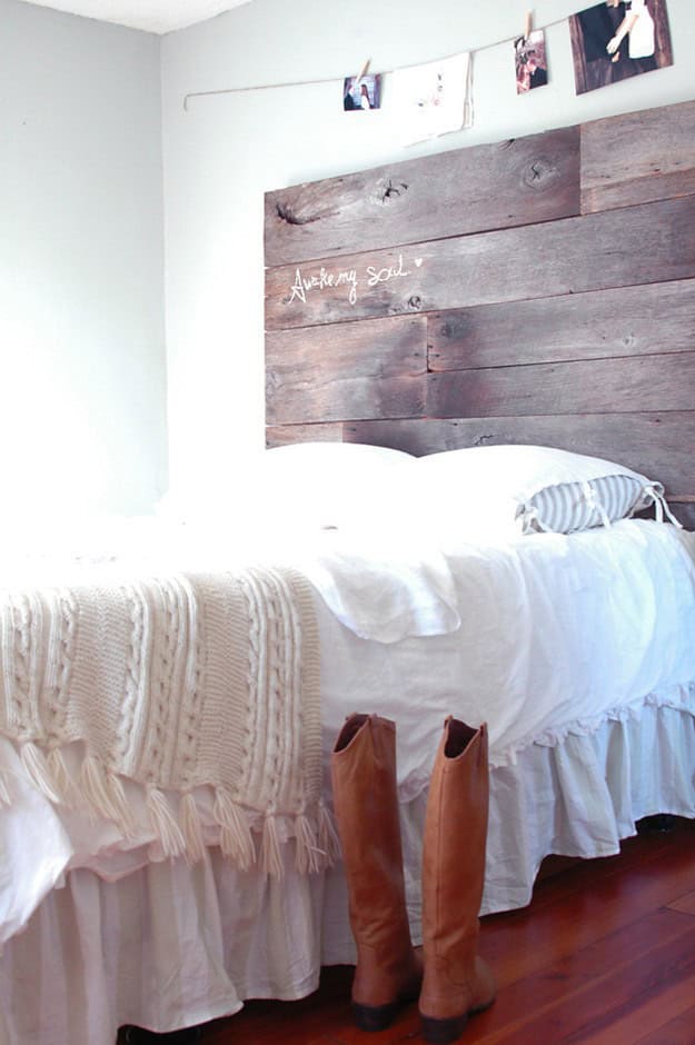 Salvaged Wood Headboard