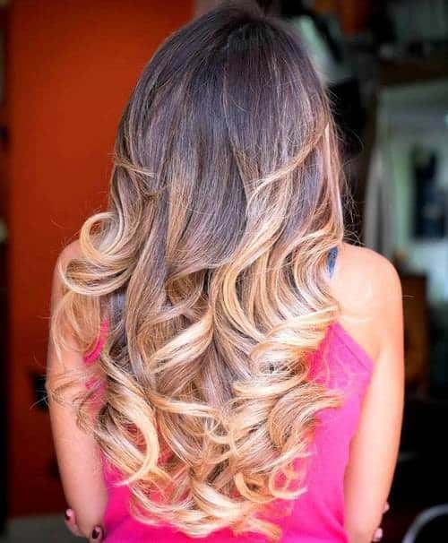 Big Barrel Curls with Ombre Blend