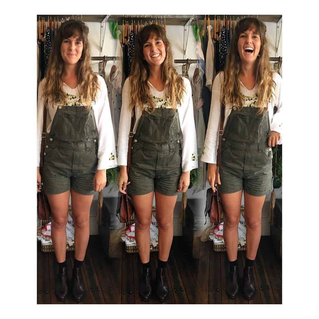 Peasant Blouse and Dungaree Shorts