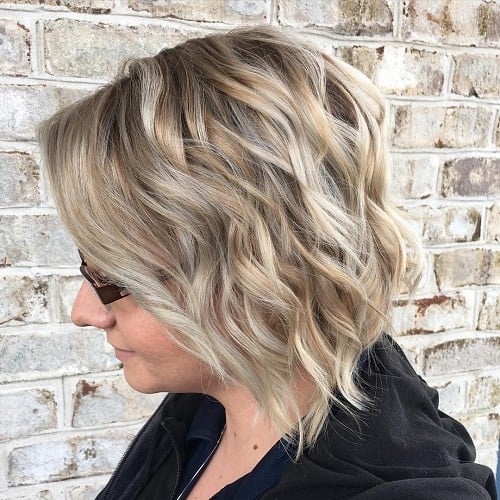 Silver and Blonde Beach Waves