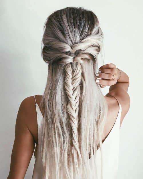 Twisted Fishtail Plait Braid