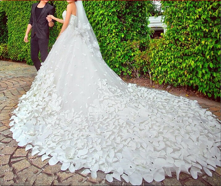 3D wedding dress