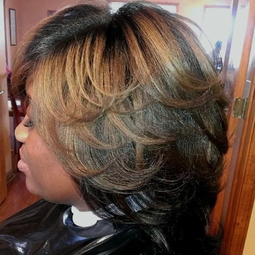 Sweeping Copper and Brown Bob