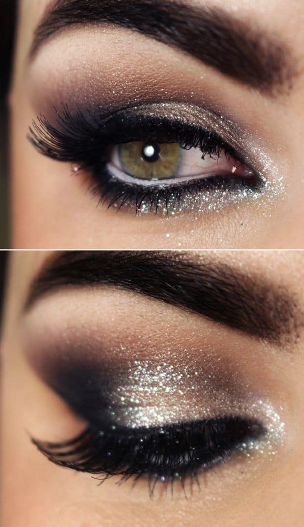 Glitter eyeshadow