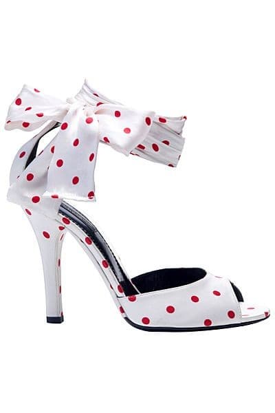 Polka dot heels