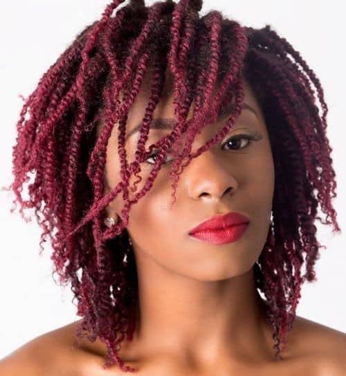 Black and Purple Twists –  Twist Braid