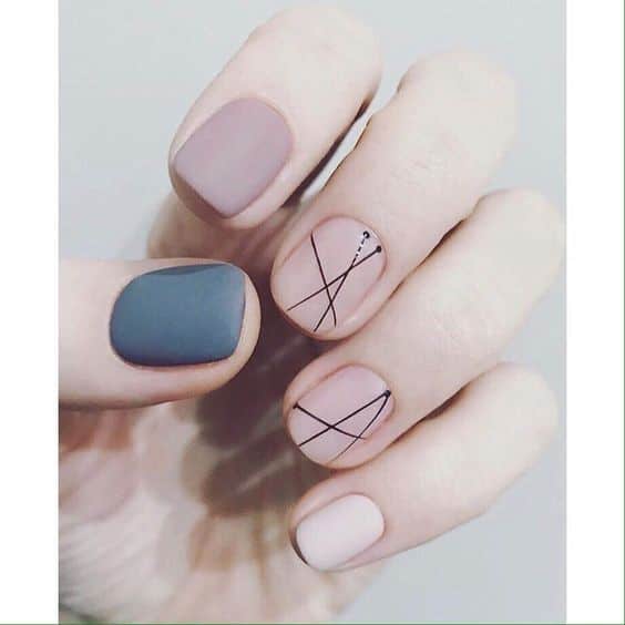 Matte Nail Art