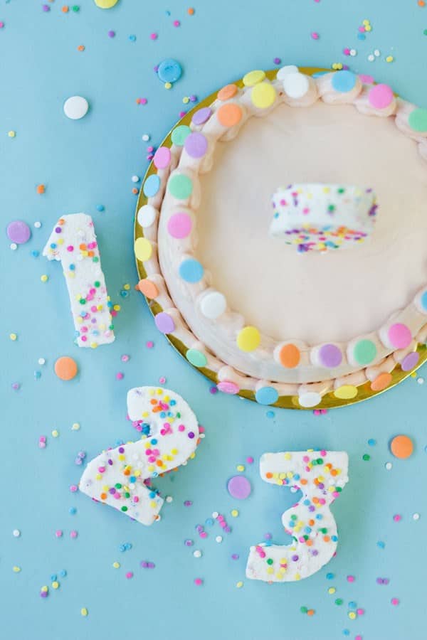 Confetti Marshmallow Cake