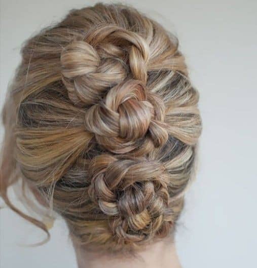 Braids-n-knots updo – Elegant updo