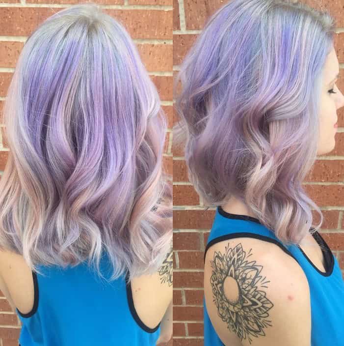 Purple tri-tone lob