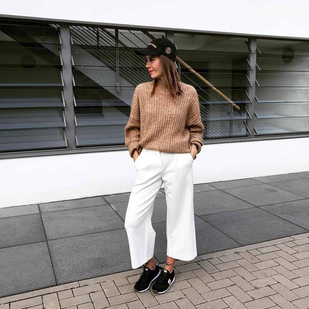 White Culottes and Jumper