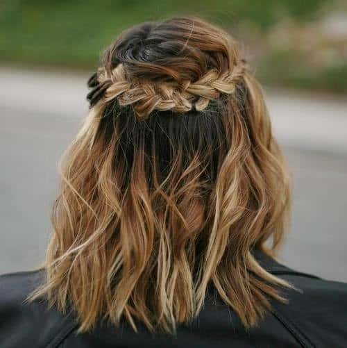 Brown and Copper Halo Braid