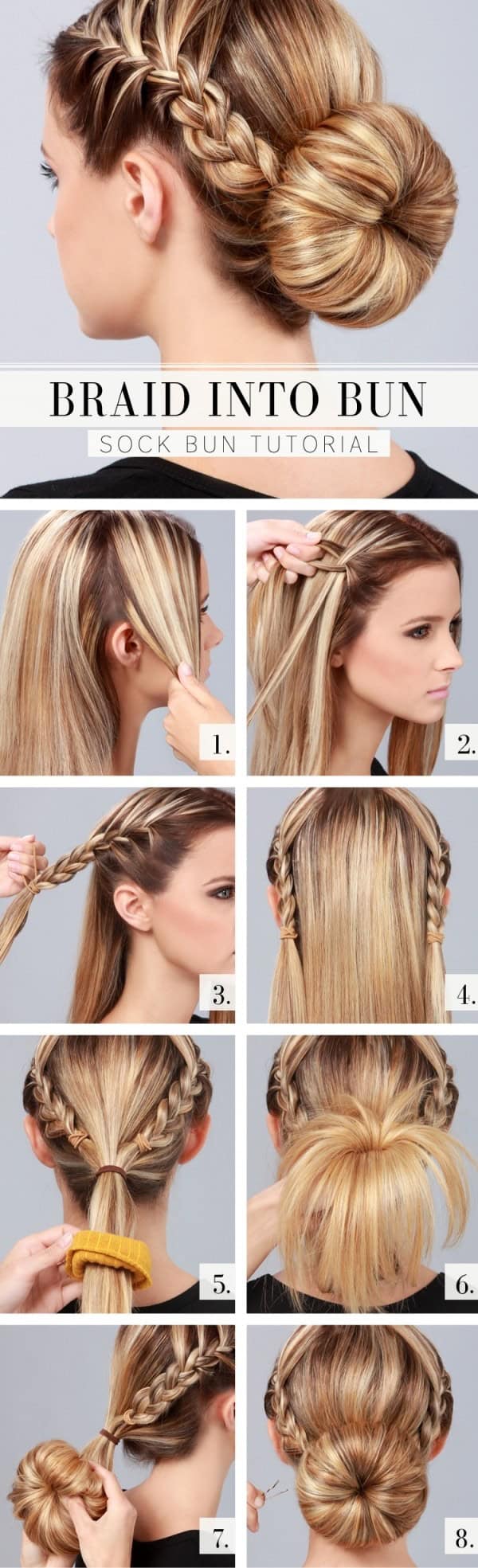 Braid Into Bun Tutorial