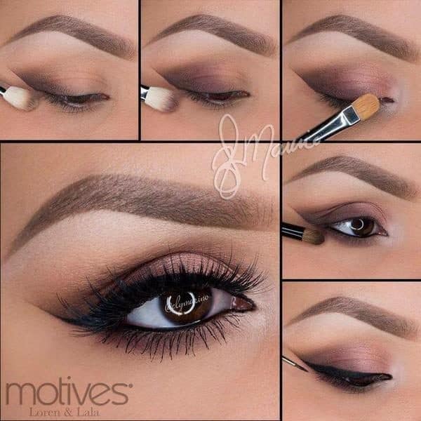 Light to Dark Brown Smokey Eye