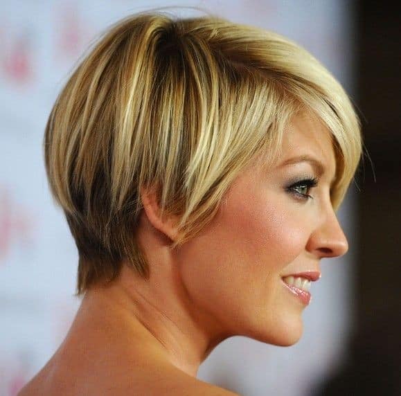 Short and straight cut with a tapered back