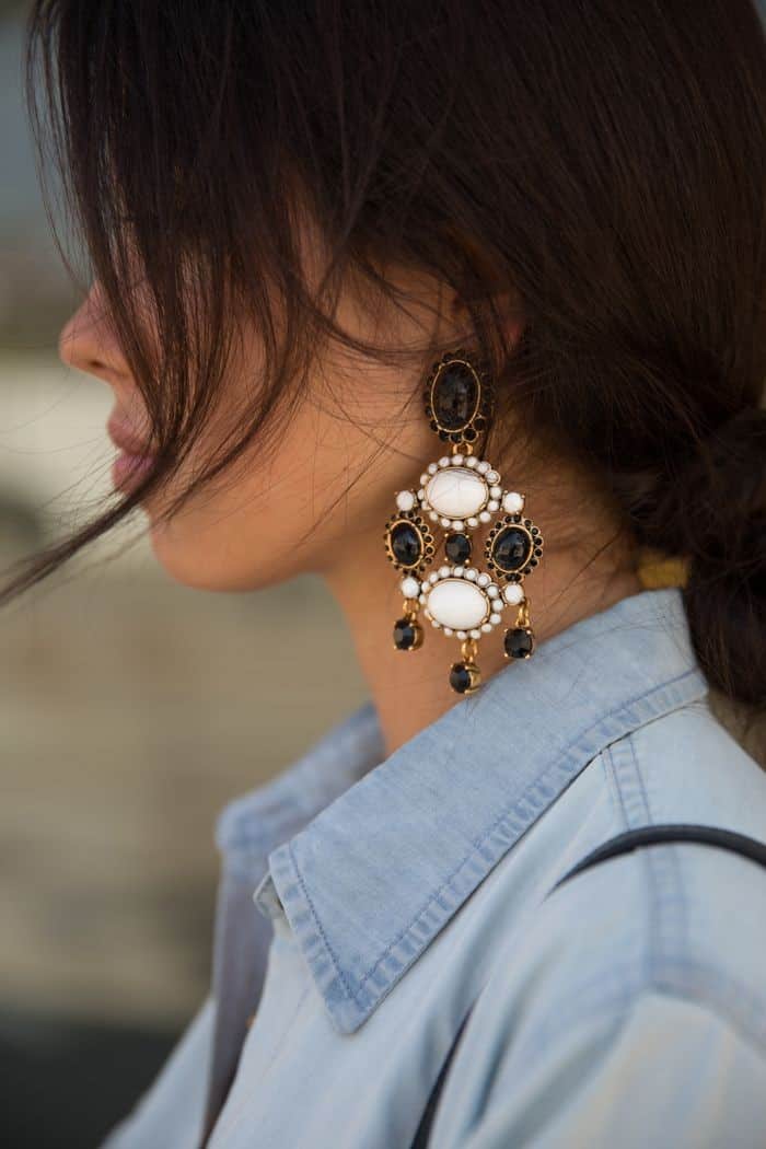 Statement earrings