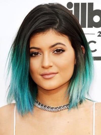 Dark to Blue Ombre Hair for Short Hair