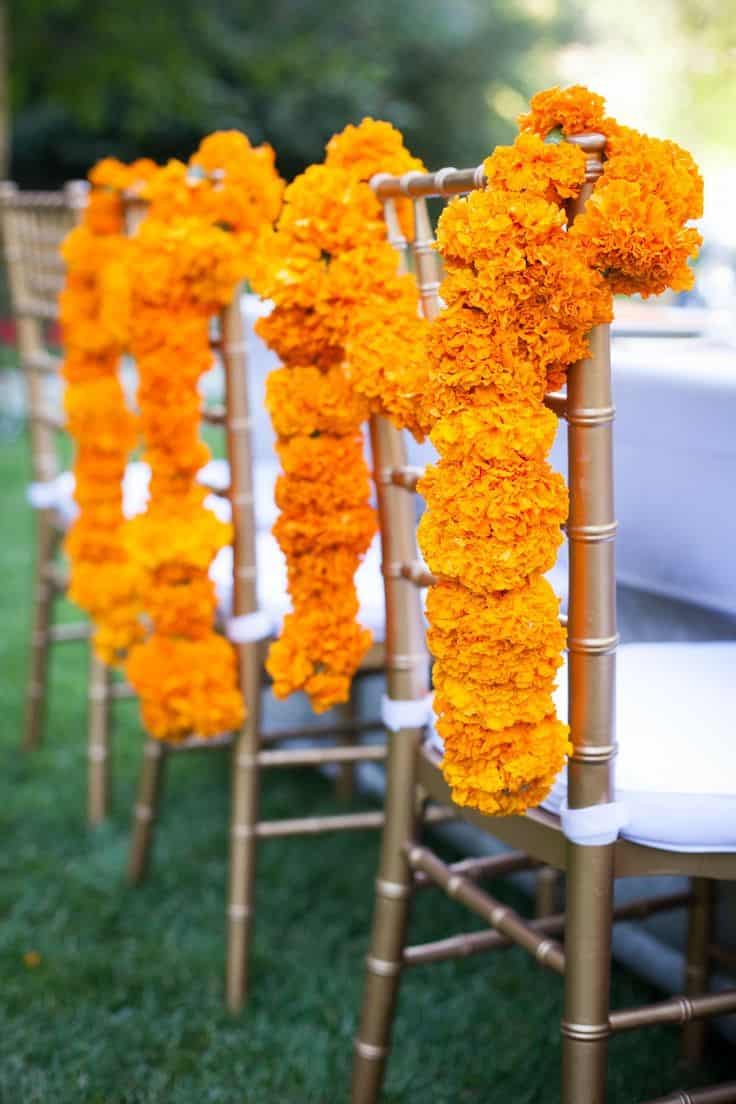 Marigold chair decor