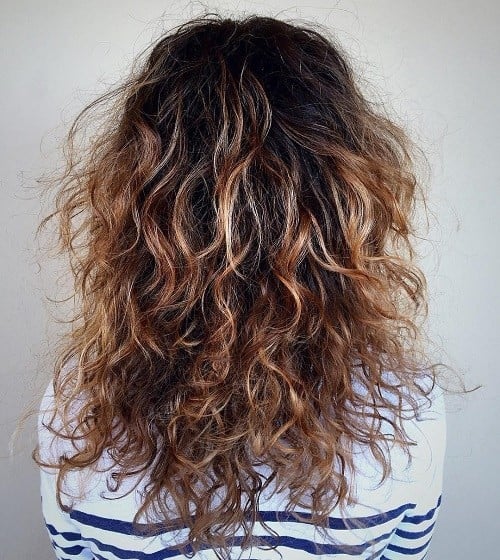 Tousled Ombre Curls