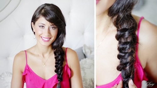 Knotted and Twisted Side Braid