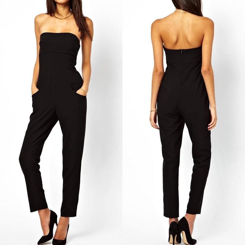 Strapless jumpsuit