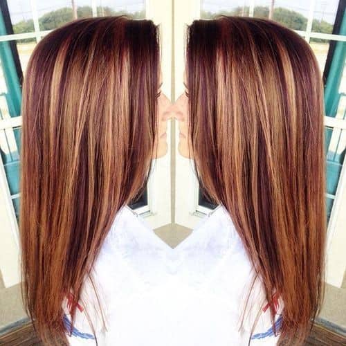 Edgy Highlighted Hair Colors