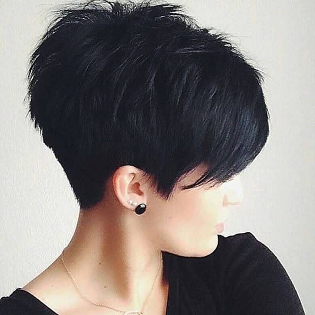 Inverted pixie for thick hair