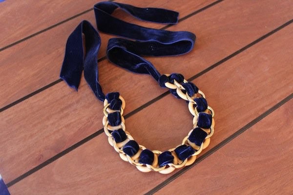 DIY Velvet Necklace