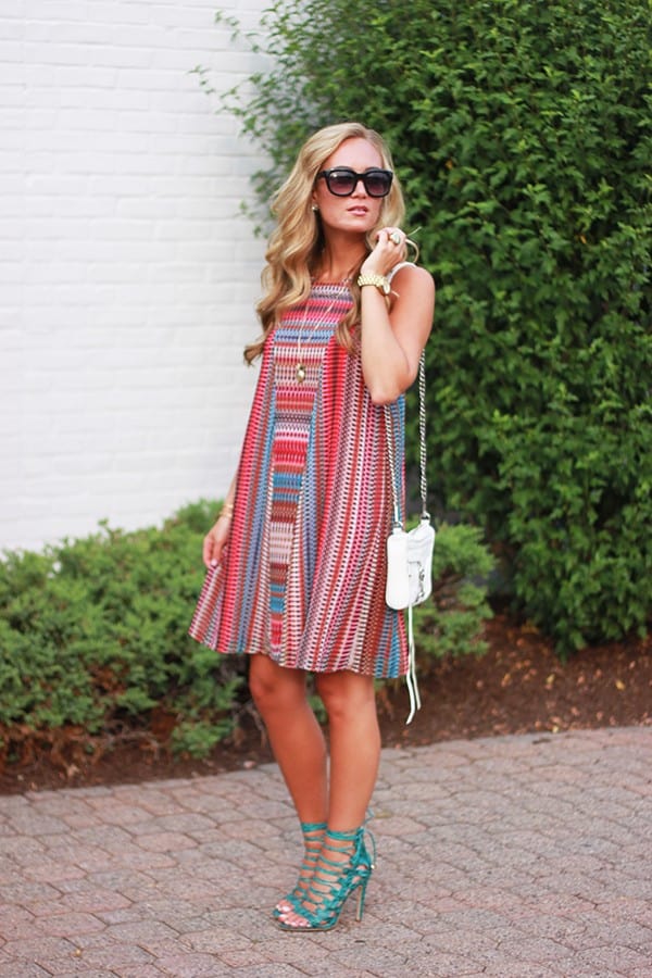 Trendy Printed Dress for Summer