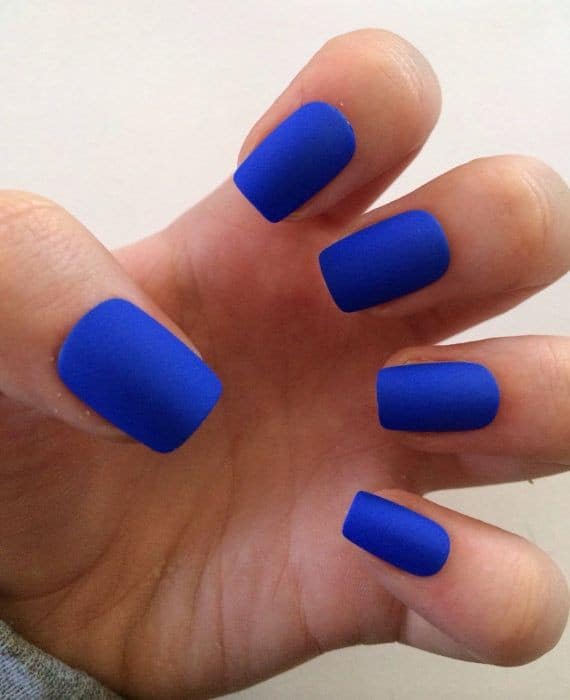 Royal blue polish